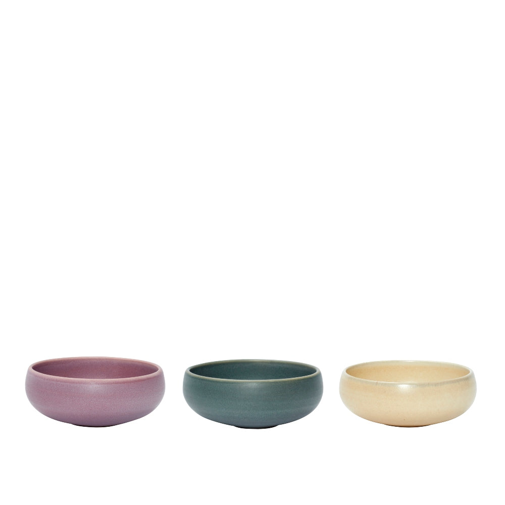 Small Ceramic Bowls, Set of 3