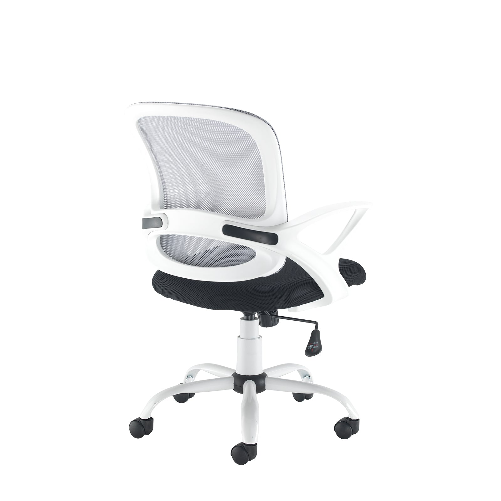 White Mesh Swivel Chair