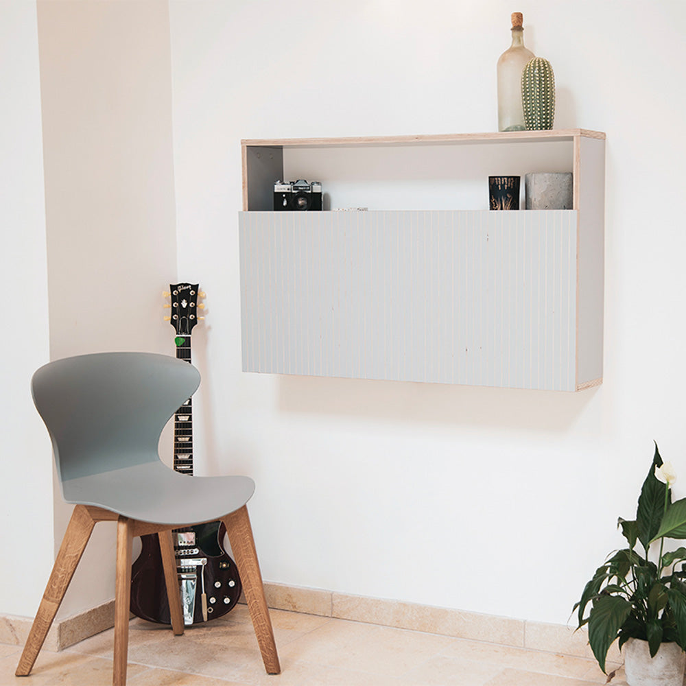 Box wall mounted desk by Frovi